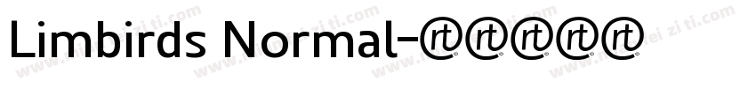 Limbirds Normal字体转换